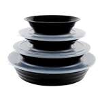 Fineline Settings C1200C.L, 12-inch ReForm Polypropylene Round Flat Lid, 50/CS