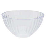 Fineline Settings CC748.CL, 48 Oz 7-inch Platter Pleasers Polystyrene Clear Swirl Bowl, 48/CS (Discontinued)