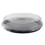 Fineline Settings DDLS318.L, 18-inch Platter Pleasers PETE Low Dome Lid with Nesting Ring, 50/CS
