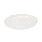 Fineline Settings EMI-PT8.CL, 8-Inch Polystyrene Clear Scalloped Platter, 50/CS