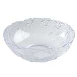 Fineline Settings FBL1096.CL, 96 Oz 10-inch Platter Pleasers Polystyrene Floral Bowl, 24/CS