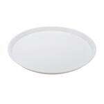 Fineline Settings HR0012.WH, 12-inch Platter Pleasers White Angled High Rim Platter, 25/CS (Discontinued)