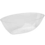 Fineline Settings OB4580.CL, 64 Oz Platter Pleasers Clear Oval Luau Bowl, 50/CS