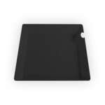 Fineline Settings SE1023.BK, 4-inch SelfEco PLA Compostable Black Square Cocktail Plate, 200/CS (Discontinued)