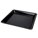 Fineline Settings SQ5818PP.BK, 18x18-inch ReForm Polypropylene Black Square Platter, 20/CS