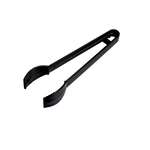 Fineline Settings T9707.BK, 7-inch Platter Pleasers Polypropylene Black Serving Tongs, 144/CS