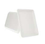Genpak 9SW, 12.31x9.25x0.75-Inch #9S White Foam Meat Trays, 250/PK
