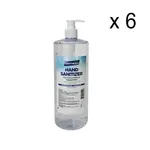 Germium GRB32 32 Oz Gel Hand Sanitizer Plastic Bottle w/Pump, 70% Isopropyl Alcohol, 6/CS