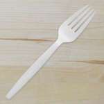 Green Wave International Green Wave FORK-WHT Epoch White Full Size Bio Fork, 1000/CS