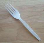 Green Wave International Green Wave FORK-WHTM Epoch White Mid-Size Bio Fork, 1000/CS