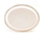 Green Wave OV-P012 10x12.5-Inch Ovation Oval Marbled Bio Plate, 500/CS