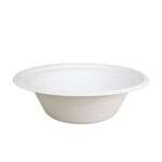Green Wave International Green Wave PF-EV-BL24, 24 Oz PFAS-Free White Round Fiber Bowl, 200/CS