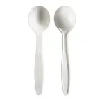 Green Wave International Green Wave SSPOON-WHT Epoch Bio White Full Size Soup Spoon, 1000/CS
