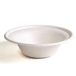 Green Wave International Green Wave TW-BLO-003 12 Oz Evolution White Bio Blended Fiber Bowl, 1200/CS