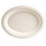 Green Wave International Green Wave TW-POO-016 7.5x10-Inch Evolution White Bio Bagasse Oval Plate, 500/CS