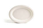 Green Wave TW-POO-016 7.5x10-Inch Evolution White Bio Bagasse Oval Plate, 500/CS