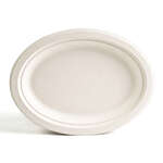 Green Wave TW-POO-016 7.5x10-Inch Evolution White Bio Bagasse Oval Plate, 500/CS