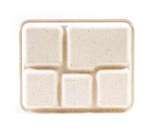 Green Wave International Green Wave TW-TOO-023 Ovation Marbled 5-Compartment Bio Food Tray, 400/CS