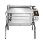 Groen BPM-40GC, 40 Gallon Gas Floor Model Tilting Skillet Braising Pan