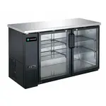 Hurakan HKN-GBB2460G, 60-Inch Back Bar Cooler, Glass Doors