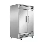 Hurakan HKN-GXE42R2C, 41.9 Cu. Ft. 2 Solid Door Reach-In Refrigerator, Bottom Mounted