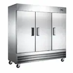 Hurakan HKN-GXE72F3, 81-Inch 72 Cu.Ft. Reach-In Freezer