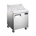 Hurakan HKN-SPT29R1D, 29-Inch Sandwich / Salad Prep Table, 1-Door, Fits (8) 1/6 Size Pans