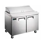 Hurakan HKN-SPT60R2, 60-Inch 2 Doors Refrigerated Sandwich Prep Table