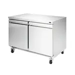 Hurakan HKN-UC60F2D, 60-Inch 2 Doors Undercounter Freezer
