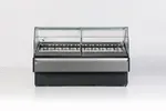 Hydra-Kool KFM-GL-40-S, 40-inch Curved Glass Gelato Case, 10 Pans