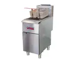 IKON IGF-40/50 Millivolt Control 4-Tube Floor Fryer, 120,000 BTU