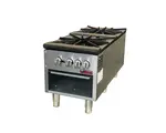 IKON ISP-18-2, 2-Burner Gas Stock Pot Range, 160,000 BTU