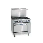 Imperial IR-6-C, 36 inch Gas Range, CSA, NSF, CE