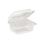 Inline SLP27, 8x6x2-Inch Clear Hinged Containers, 300/CS