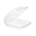 Inline VPP730, 97 Oz 9x9.5x3-Inch Hinged Clear Plastic Container, 200/CS