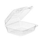 Inline VPP757A, 91 Oz 8.5x7.5x3.20-Inch Hinged Clear Plastic Container, 200/CS