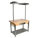 John Boos CUCG21, 60x28-Inch Cucina Grande Work Table (Special Order Item)