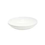 Kadra VK-00486, 8.5-Inch Aidan White Stackable Bone China Shallow Bowl, EA