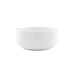 Kadra VL-0777, 12 Oz Vikko Lightning Porcelain Round White Soup Bowl, 72/CS