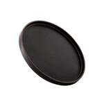 Kadra VT-1671, 10.5-Inch Vikko Thunder Porcelain Black Deep Round Plate, 16/CS