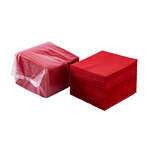 Karat BNAPR, 9.5x9.5-Inch Red Beverage Napkins, 1000/CS