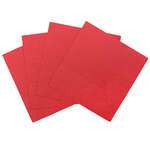 Karat BNAPR, 9.5x9.5-Inch Red Beverage Napkins, 1000/CS