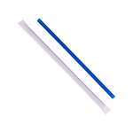 Karat C9120B-X 9-inch Paper Wrapped Blue Jumbo Straws, 300/PK (Discontinued)