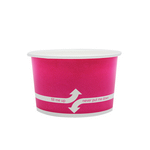 Karat CKDP20P, 20 Oz Pink Paper Food Containers, 600/CS