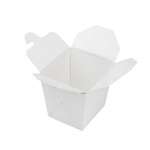 Karat FP-FP08W, 8 Oz Take-out Foldpack Plastic-Coated Paper Containers, 450/CS