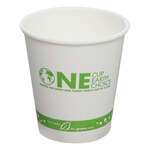 Karat KE-K510, 10-Ounce White Hot Cup, 1000/CS, Cedar Grove