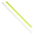 Karat KE-C9230G-X 9-inch Jumbo PLA Green Wrapped Straws, 500/PK (Discontinued)