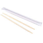 KARAT U9050 9-inch Bamboo Chopsticks in White Individual Wrapping, 1000/CS