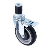 KCS CT-5W, 5-Inch Swivel Stem Casters for Work Tables, Set
