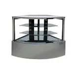 Kool-It KBF-60D, 59-inch Dry Non-Refrigerated Curved Glass Display Case